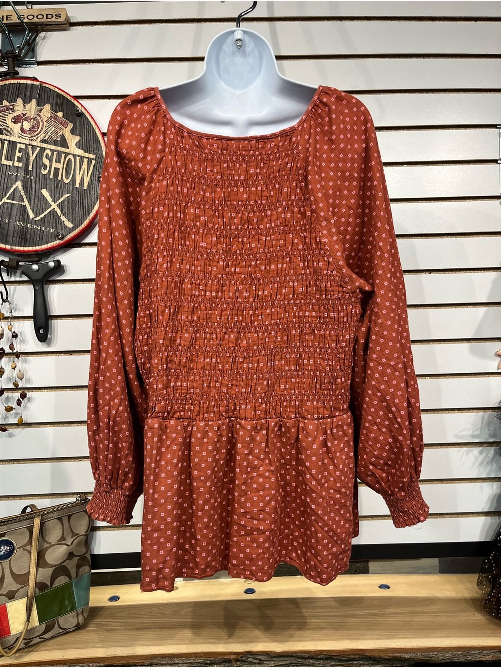 Ava & Viv smocked top size 3X - Picture 5 of 9